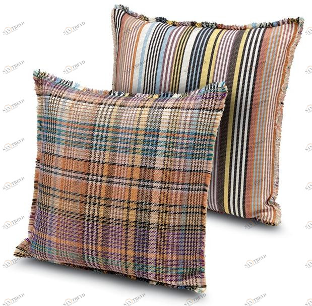 MissoniHome Подушка из двухсторонней жаккардовой ткани Alps sun-id-1477522