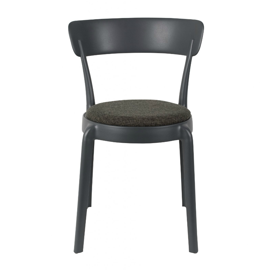 Стул Hoppe Comfy, темно-серый White Label Living 1100352 - Вид №3