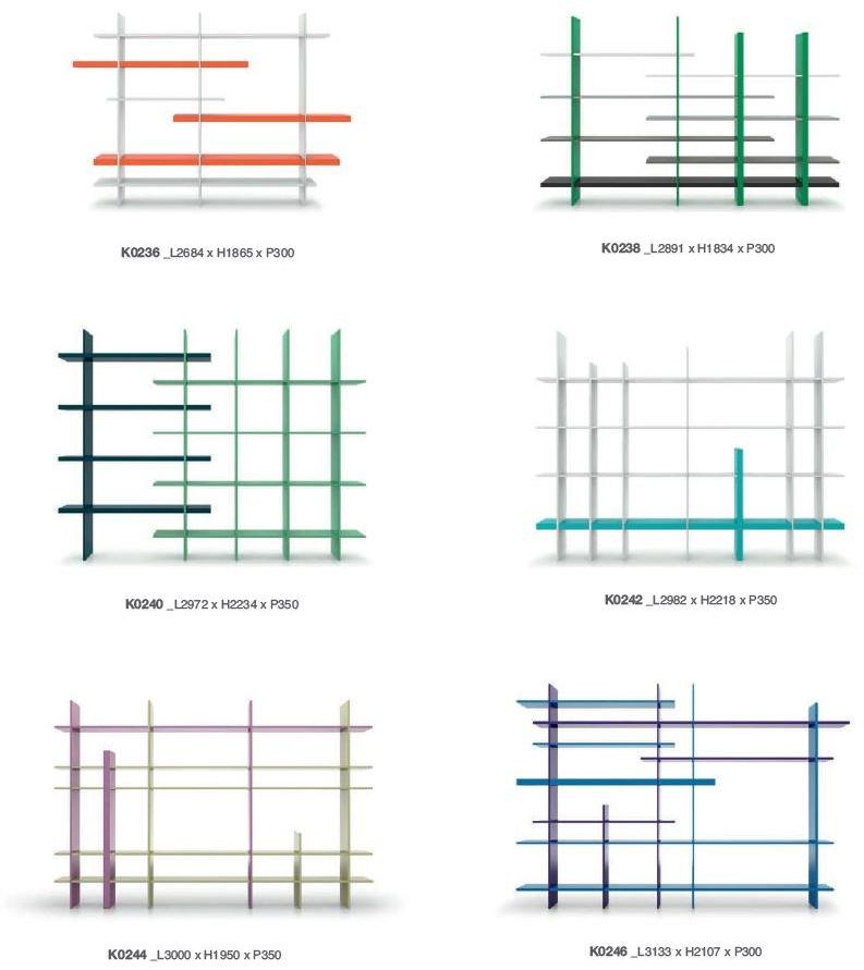 De Rosso Книжный шкаф на заказ из высококачественной стали sun-id-1442951 - Вид №5