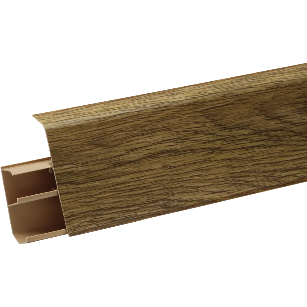 Плинтус напольный Santreyd Дуб Улисс 8 см с кабель-каналом 83410229 STLM-0041061