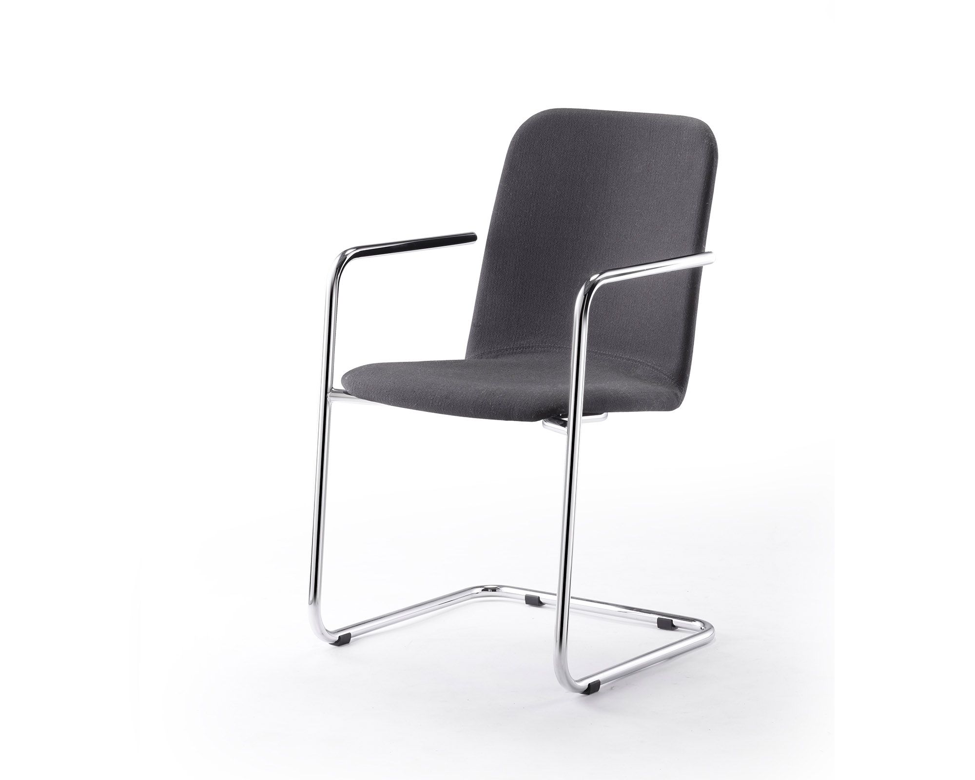 Штабелируемый тканевый стул с подлокотниками SCHNEEWEISS interior Logochair ARCH-00060303 - Вид №1