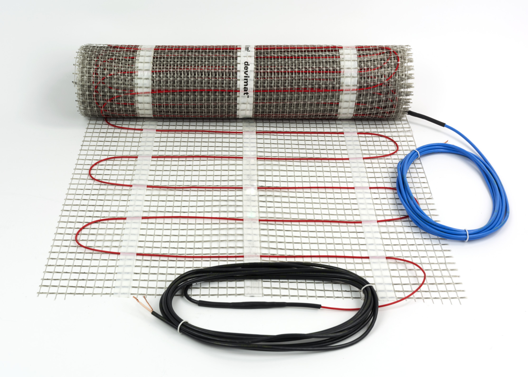 Danfoss DEVIheat™ 150S — одножильные нагревательные маты для теплого пола под плитку DEVIheat 150S мат 75Вт 230В 0.5 х 1м 140F0328  - Вид №1