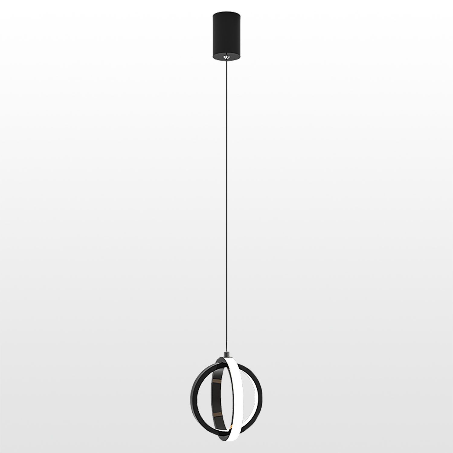98257919 Светильник подвесной светодиодный Custer LSP-8429 цвет черный STLM-0609518 LUSSOLE LOFT