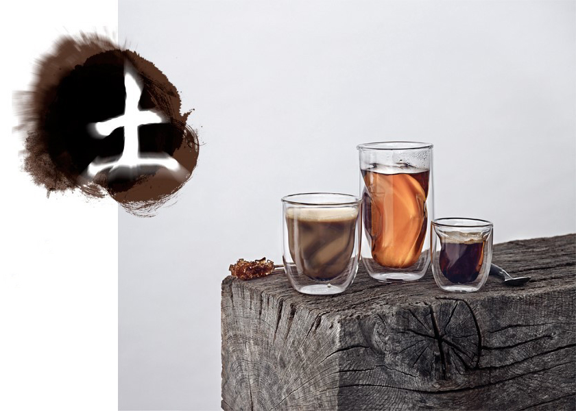 567321_Q Стаканы elements earth 2 шт. 75 мл. QDO  - Вид №4