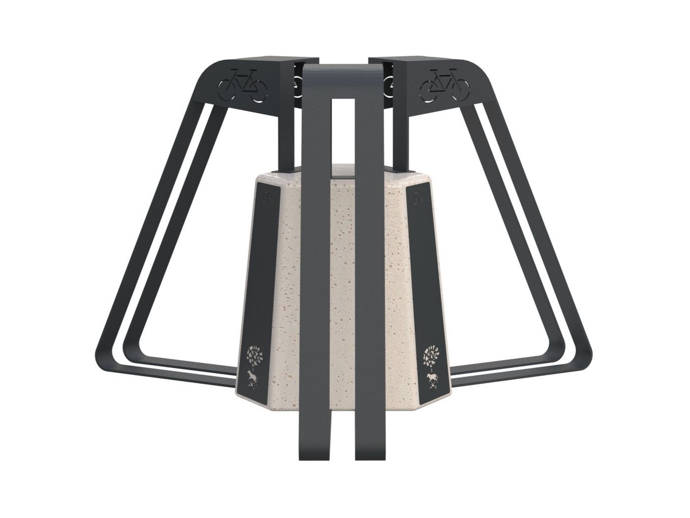 Металлические и бетонные велосипедные стойки Lazzari Castle ARCH-00144847