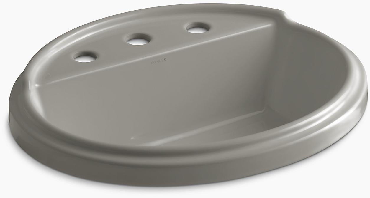 KOHLER Tresham Oval Встраиваемая раковина с 8 K-2992-8-K4 