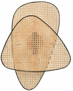 Market Set Венский соломенный настенный светильник Screen cannage 655172