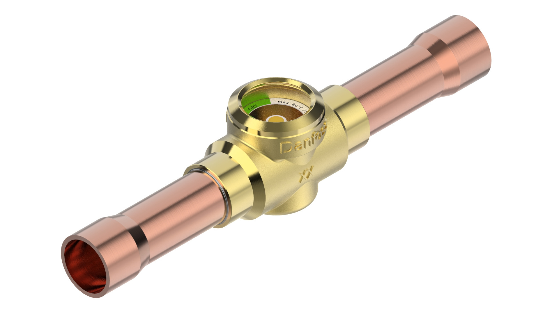 Danfoss SGP N — Смотровые стекла с индикатором влажности SGP 10s N Cтекло cмотровое 014L0192  - Вид №3