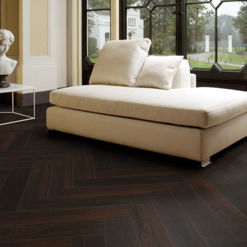 Паркет Ёлка Solidfloor New classic Лувр 1126206 Дуб Натур (Рельефная) 610х122 мм 1500200201 - Вид №19