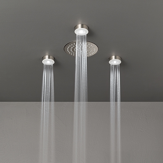 Встроенные душевую головку с DELRIN® концом, дождевой струей и LED хромотерапия  FRE160 CEADESIGN  - Вид №3