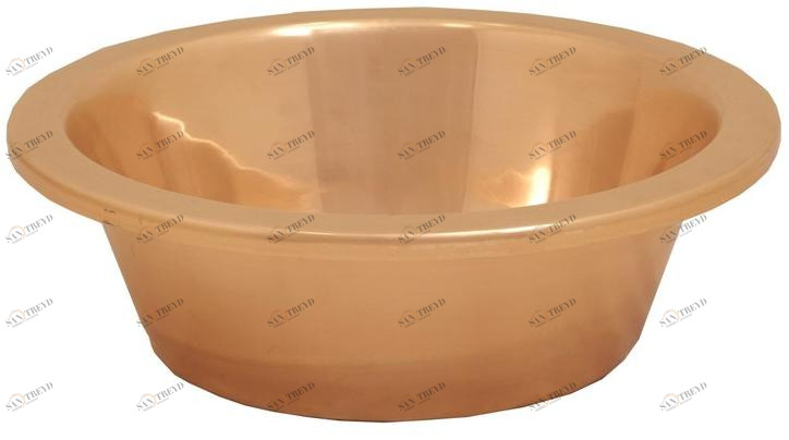 Lvcp02 Накладная раковина на столешницу  овальная BLEU PROVENCE Lavabi in metallo