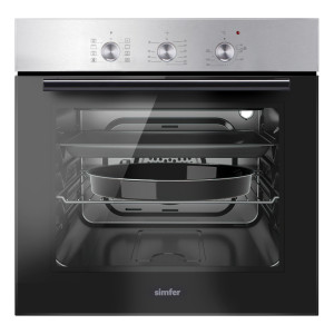 9240923 Электрический духовой шкаф Simfer B6EM19071 серебристый