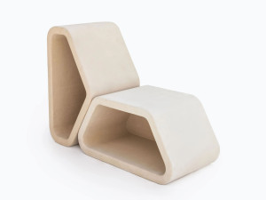 Наружное кресло из камня Лечче