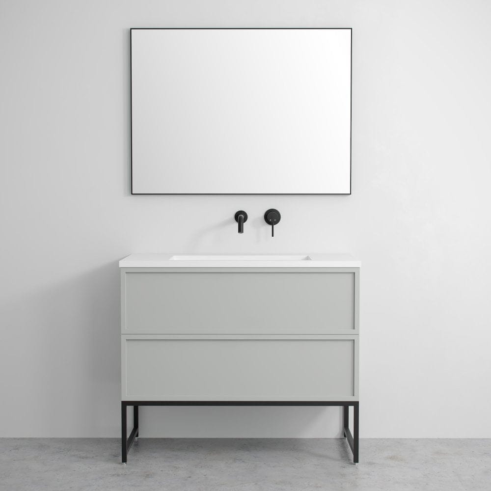 Деревянный одиночный напольный умывальник с ящиками LUSSO Piana ARCH-00052257 - Вид №3