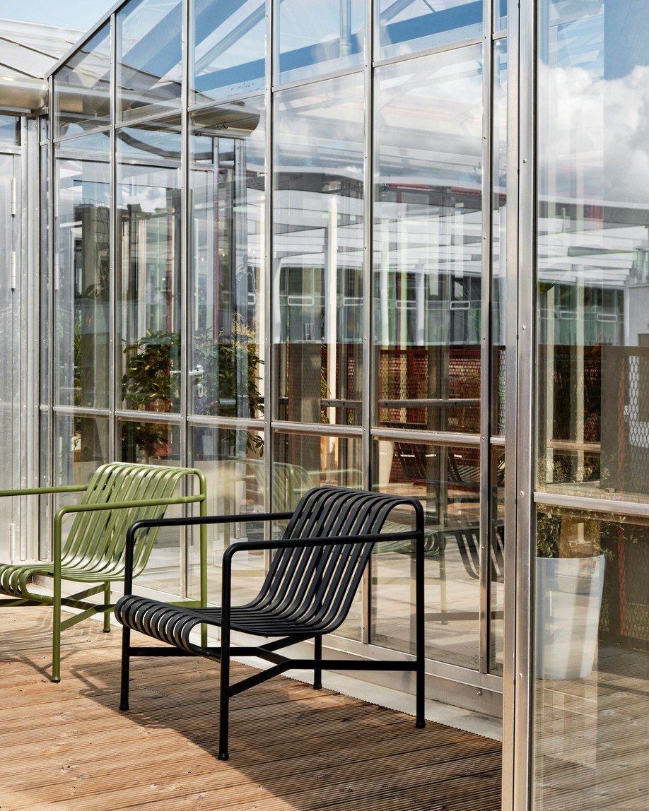 Стальное садовое кресло с подлокотниками Hay Палисад ARCH-00128999 - Вид №34