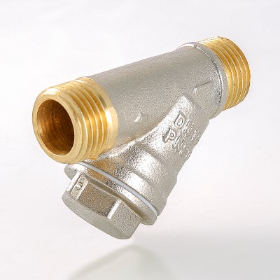 VT.190.N.04 Фильтр механической очистки косой Valtec 1/2"  - Вид №12