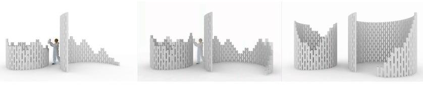 Movisi Отдельностоящая офисная перегородка из полипропилена sun-id-1514124 - Вид №2