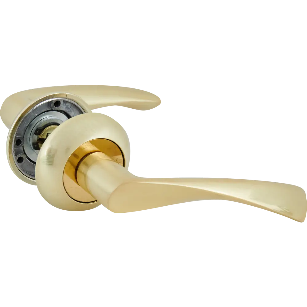 Дверные ручки Punto Crona без запирания цвет матовое золото STLM-2083105