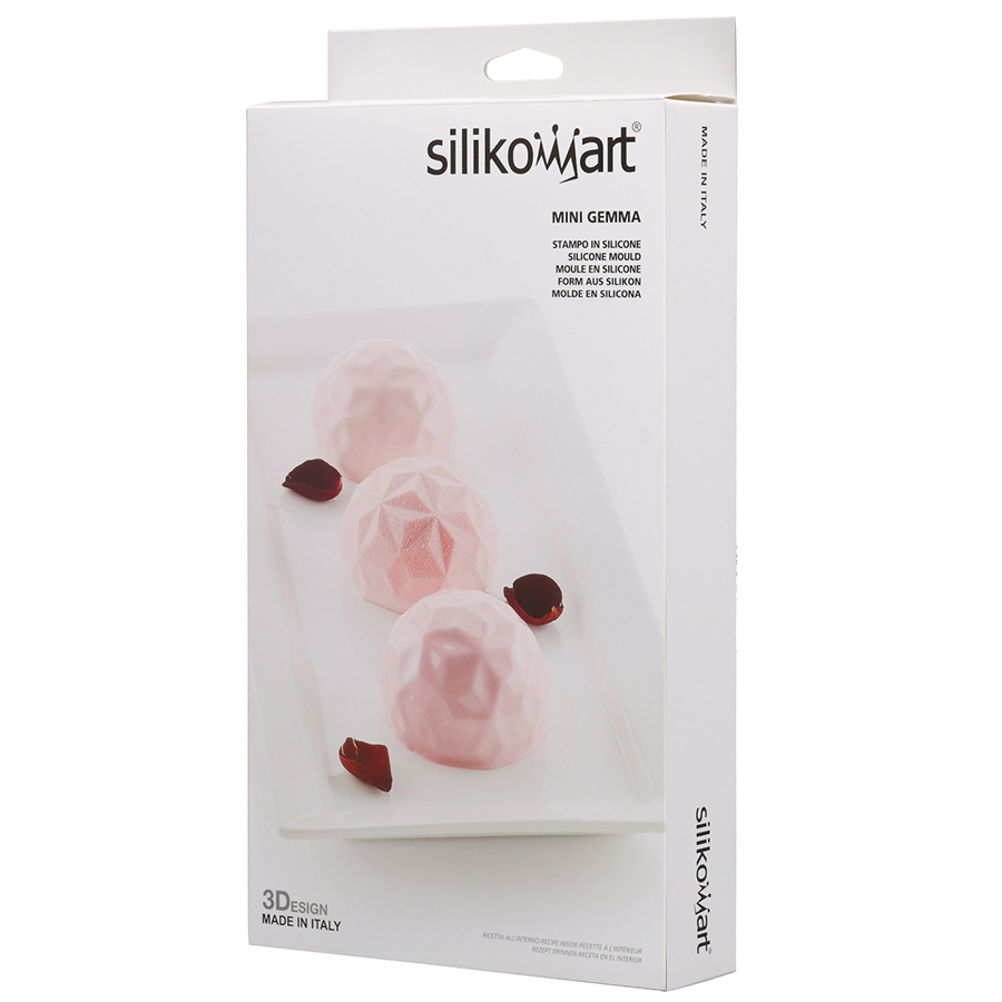 26.246.13.0065 Форма для приготовления пирожных mini gemma 18 х 34 см силиконовая Silikomart  - Вид №7