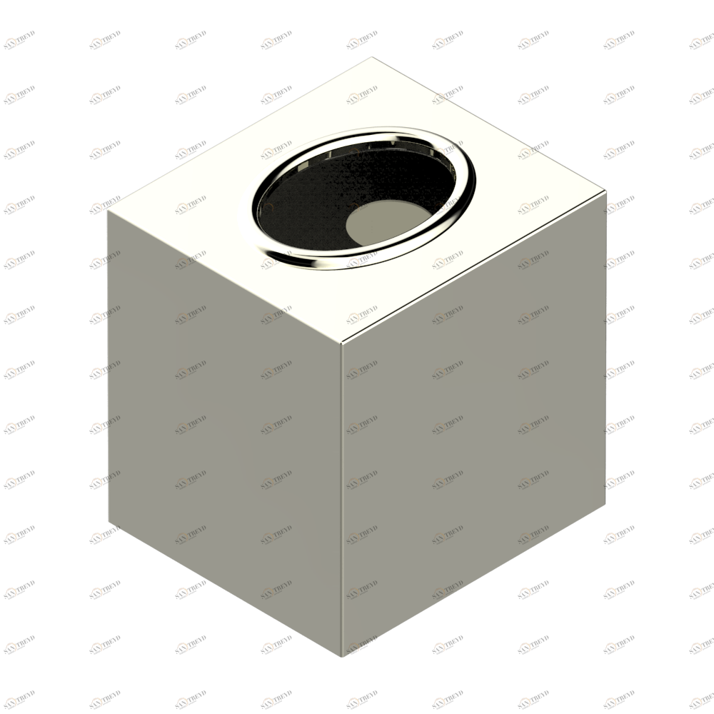 G00-2704 Коробочка для салфеток 127 x 124 x 110 мм Thg-paris прочие артикулы THG Никель G00-2704 CAT.B