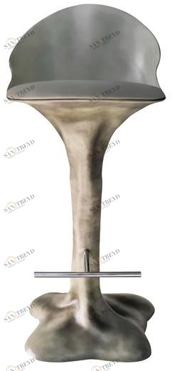 KARPA Табурет из стекловолокна с подставкой для ног Flora K3003