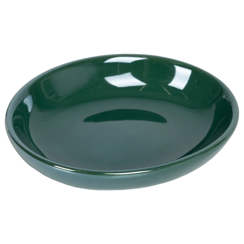 SWENSA Glam — керамическая мыльница овальной формы в зеленом цвете 89380208 STLM-1573989