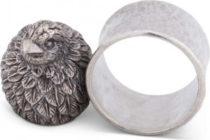 10648879 Vagabond House Кольцо для салфеток Vagabond House Перепел 6см, олово Олово