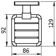 10974A Держатель для освежителя Langberger Германия ALSTER - Вид №2
