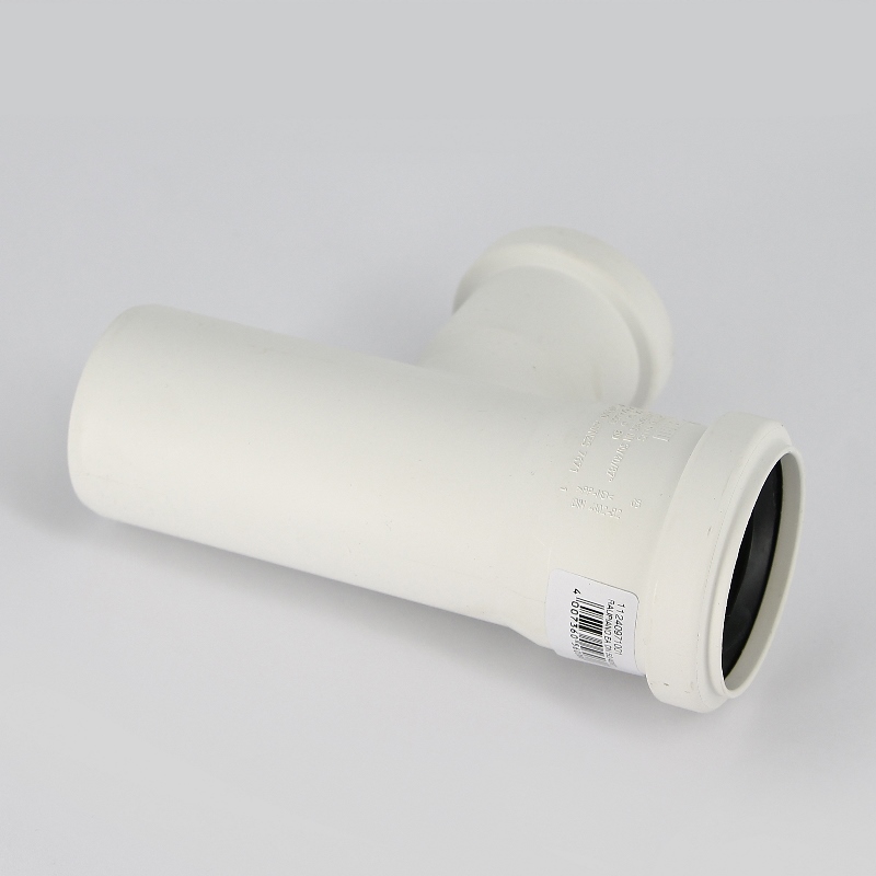 Тройник Rehau с резиновыми уплотнениями d50/40 87" RAUPIANO Plus 124097 - Вид №2