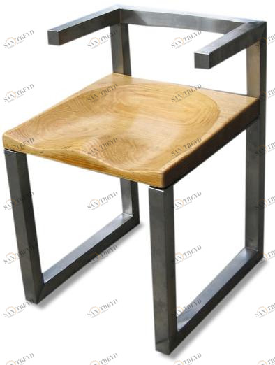 ICI ET LÀ Стул из нержавеющей стали с подлокотниками sun-id-1443394