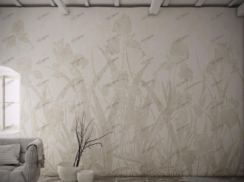 GLAMORA Моющиеся виниловые обои с цветочными мотивами Bloom sun-id-1371903