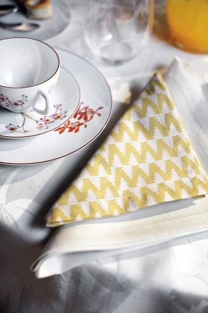 KOHRO Моющаяся жаккардовая льняная ткань sun-id-1414443 - Вид №1