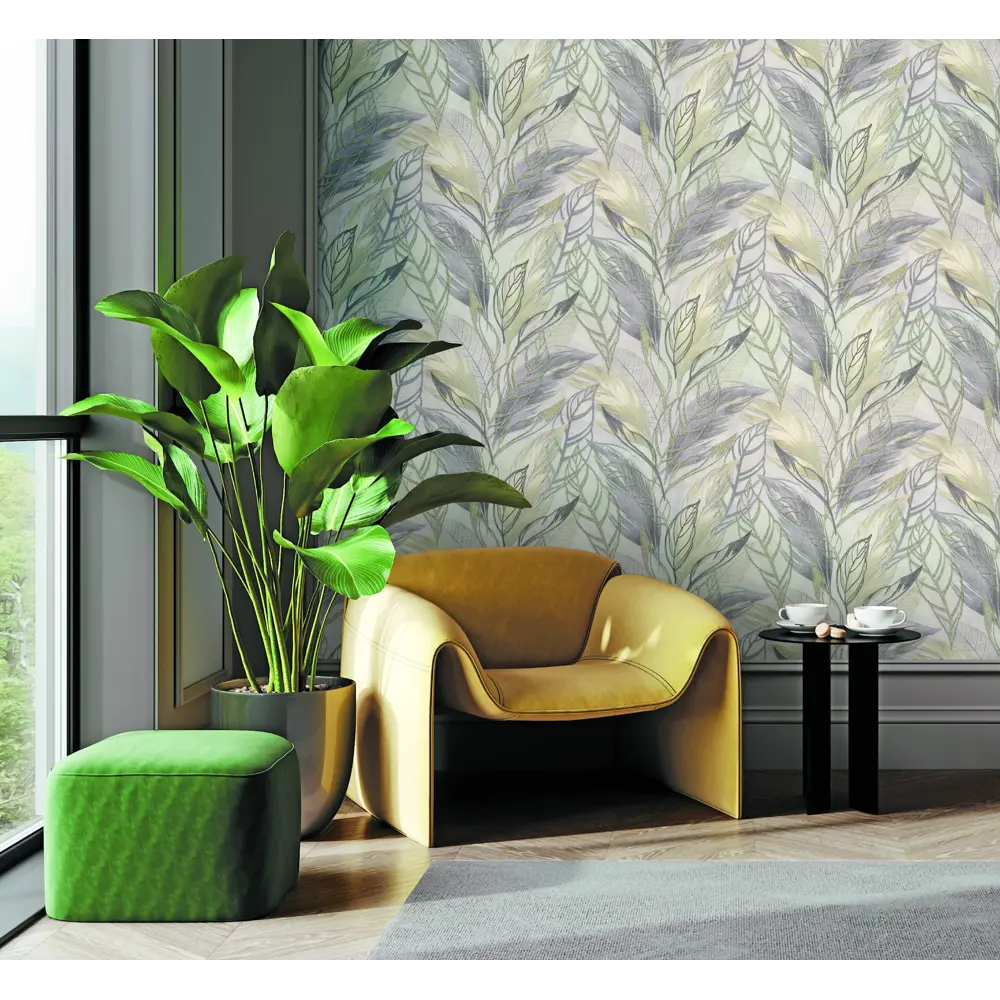 Обои флизелиновые Артекс Хлоя коричневые 1.06 м 10708-04 STLM-2004859 - Вид №3