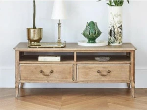 Arrediorg.it® Низкая тумба под телевизор из березы с ящиками Coppelia H836 tv cabinet