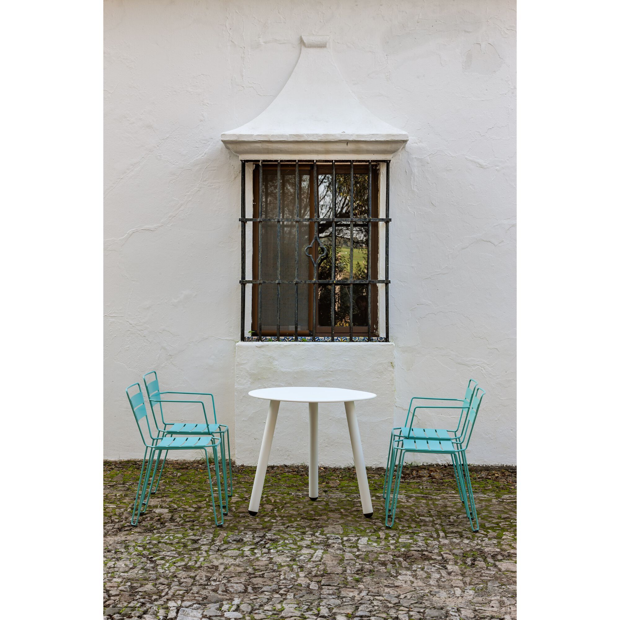 Стальной круглый садовый стол iSimar CORSICA ARCH-00073706 - Вид №3