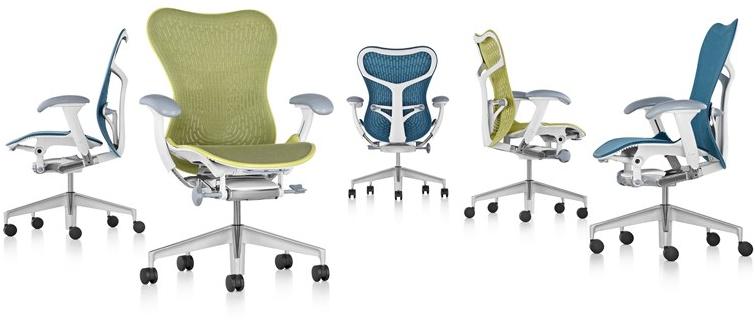 Herman Miller Эргономичное вращающееся офисное кресло из полимера triflex Mirra 2 sun-id-1513131 - Вид №29