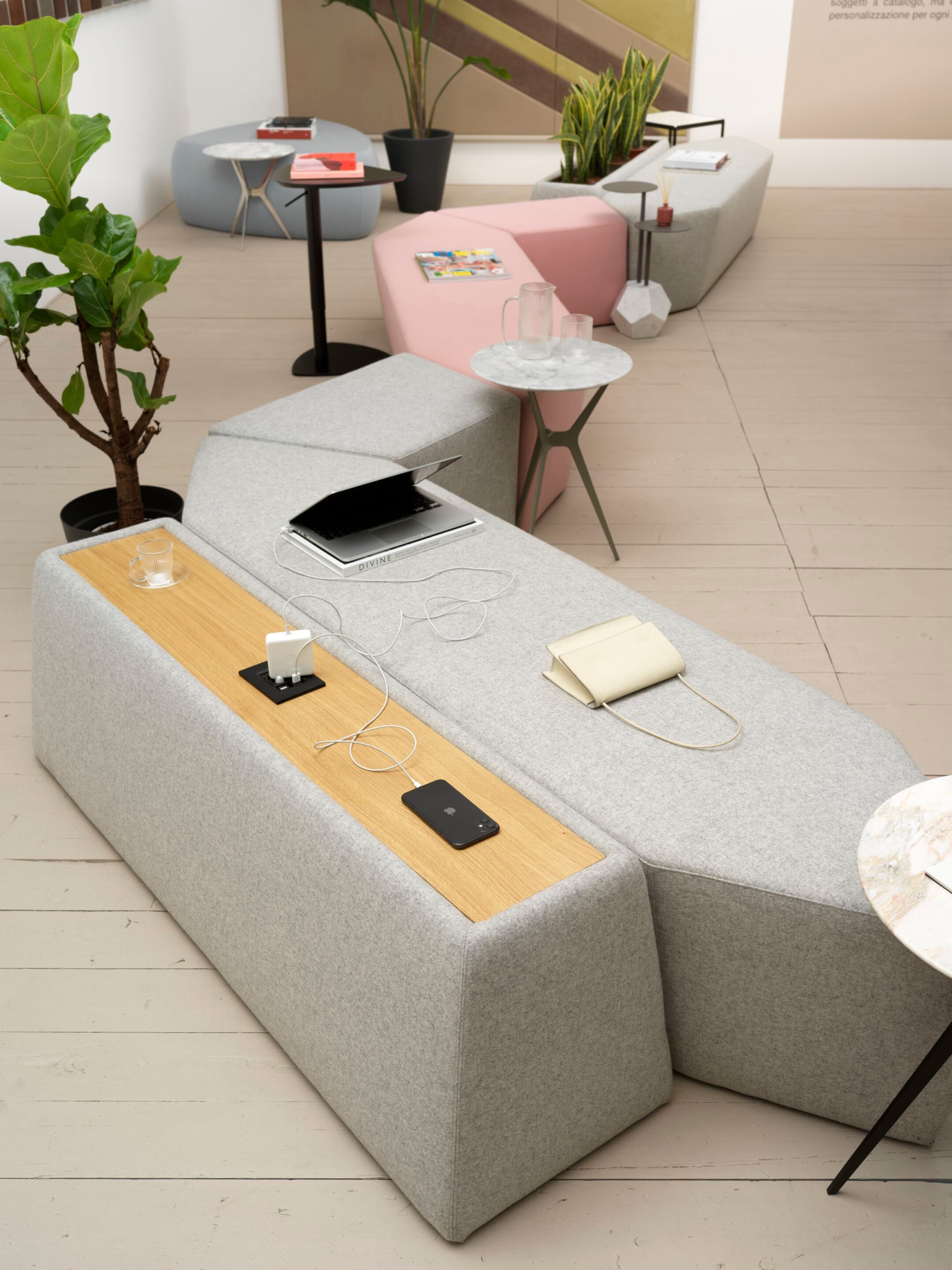 Модульная система сидений из ткани SITIA Rocks ARCH-00058532 - Вид №8