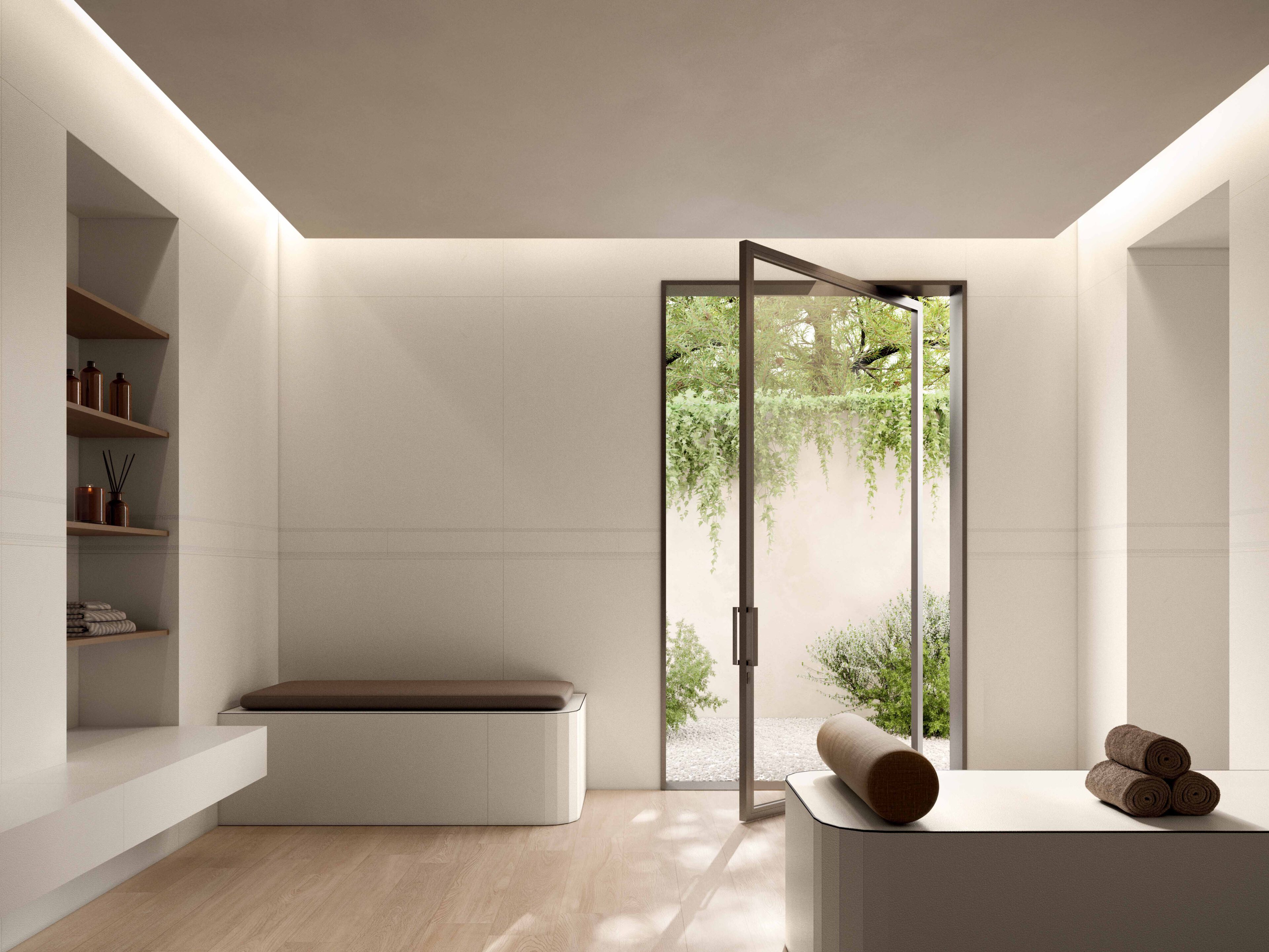 Напольное / керамогранит с эффектом кожи Versace Ceramics Leatherwood ARCH-00116870