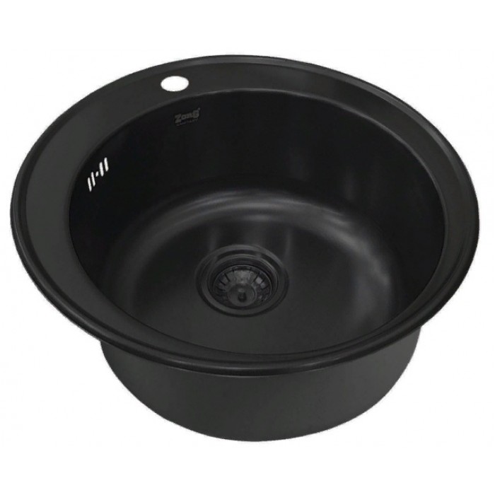 Zorg SZR-510/205 GRAFIT PVD Мойка кухонная круглая Zorg  - Вид №1