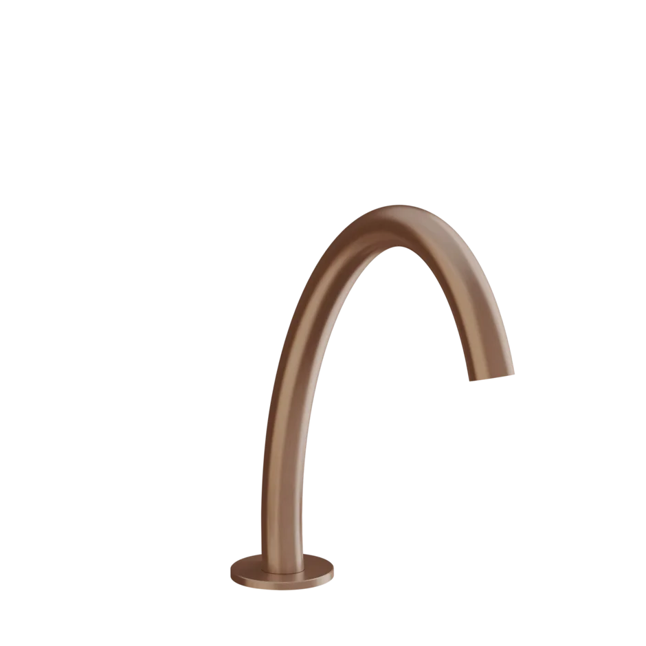 Носик для умывальника 66021 708 Gessi Origini МЕДНЫЙ МАТОВЫЙ PVD 66021708