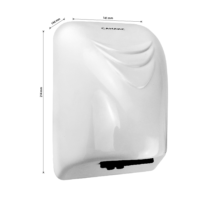 GFmark - Сушилка для рук уменьшенная, белая, 600W, код: 6920  - Вид №6