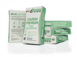 Клей для плитки Эталон Premium 25кг 3506 - Вид №1