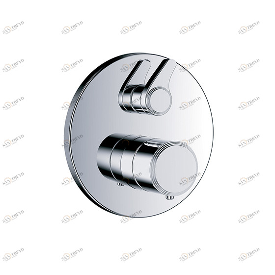 Термостат для душа скрытого монтажа ½" с запорным вентилем JOERGER Cronos 637.40.360.000