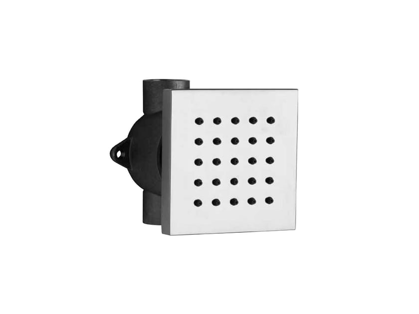 Хромированная латунная встраиваемая боковая насадка для душа Aquademy Bjet ARCH-00091684