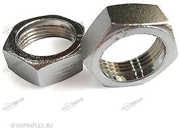 Накидная гайка латунная 1" дюйм Flexible hose Россия g1