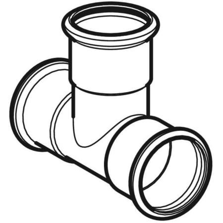 GEBERIT 61004 Тройник равнопроходной Geberit Mapress из меди  - Вид №1