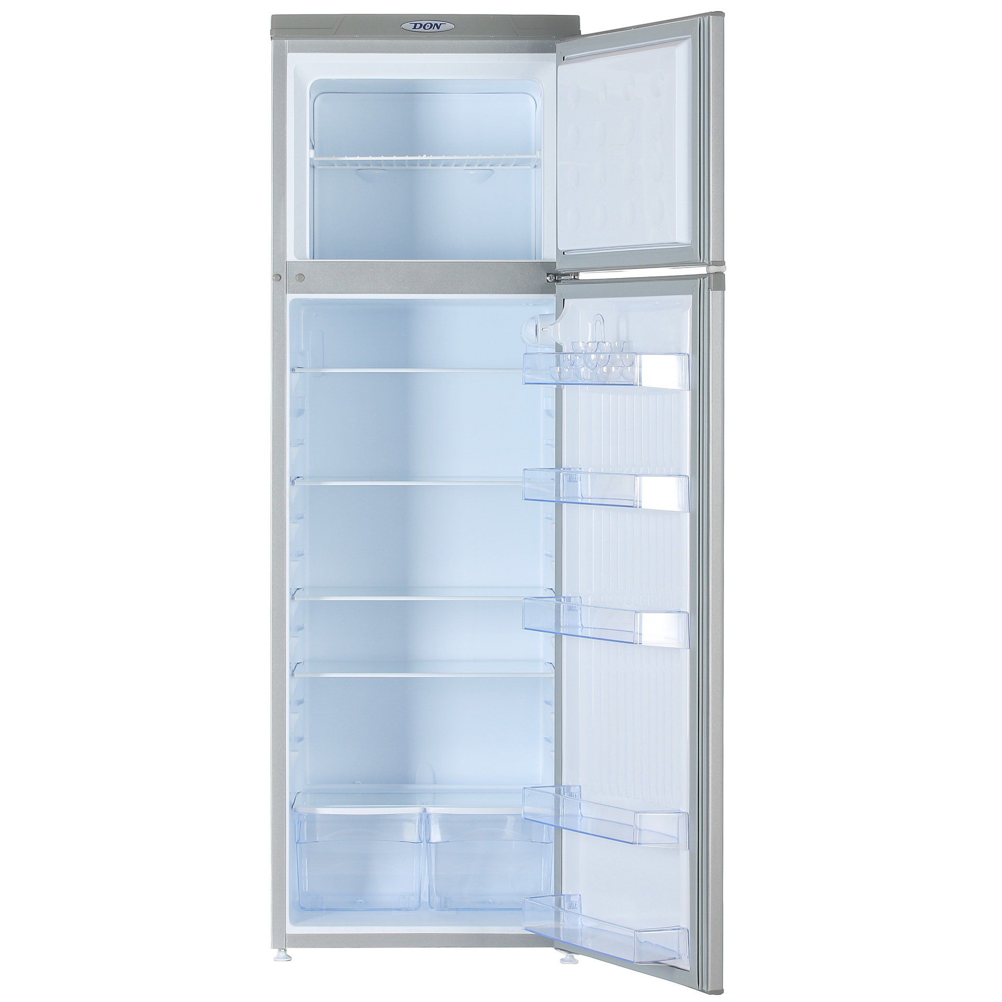 1229530 Холодильник с морозильником   DON R-236 MI серебристый STDN-0056042 - Вид №1
