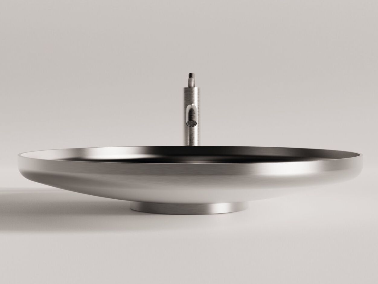 Круглая столешница из нержавеющей стали Agape UFO ARCH-00064612