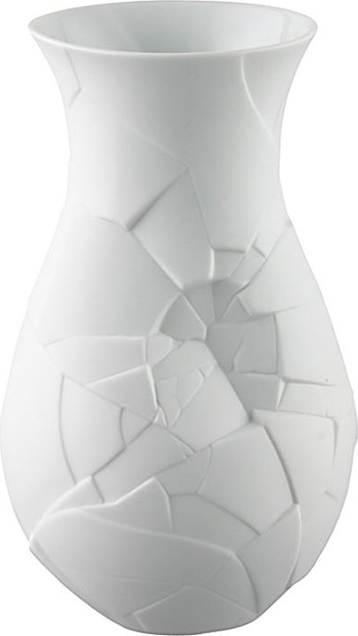 72550 Rosenthal Ваза Rosenthal Стадии 21см, фарфор, белая, матовая Фарфор 