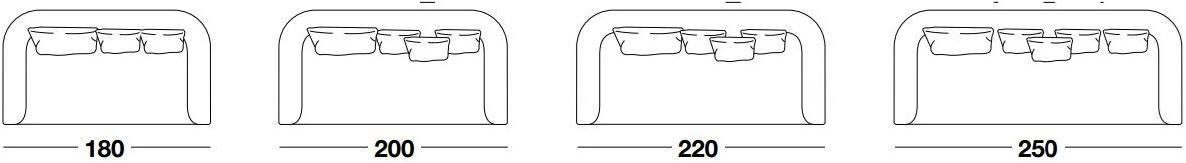 Frigerio Salotti 3-х местный кожаный диван Duncan sun-id-1450802 - Вид №2
